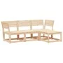 Garden furniture set 4 pieces solid pine wood by , Garden sets - Ref: Foro24-3216905, Price: 266,54 €, Discount: %
