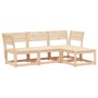 Juego de muebles de jardín 4 piezas madera maciza de pino de , Conjuntos de jardín - Ref: Foro24-3216905, Precio: 218,53 €