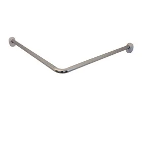 RIDDER Chrome angular shower curtain rod 90x90x2.5 cm by RIDDER, shower bars - Ref: Foro24-425898, Price: 41,64 €, Discount: %