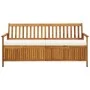 Storage bench with solid acacia wood cushion 170 cm by vidaXL, garden benches - Ref: Foro24-45912, Price: 317,55 €, Discount: %