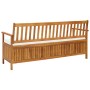 Storage bench with solid acacia wood cushion 170 cm by vidaXL, garden benches - Ref: Foro24-45912, Price: 335,45 €, Discount: %
