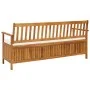 Storage bench with solid acacia wood cushion 170 cm by vidaXL, garden benches - Ref: Foro24-45912, Price: 317,55 €, Discount: %