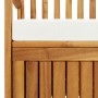 Storage bench with solid acacia wood cushion 170 cm by vidaXL, garden benches - Ref: Foro24-45912, Price: 335,45 €, Discount: %