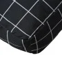 Cushions for pallet sofa 2 pieces black checkered fabric by , Cushions for chairs and sofas - Ref: Foro24-360683, Price: 52,5...