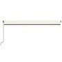 Toldo retráctil manual color crema 600x350 cm de , Toldos - Ref: Foro24-3069237, Precio: 569,03 €, Descuento: %