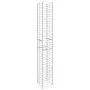 Gabionenwandkörbe 3 Stück verzinkter Stahl 25x25x197cm von vidaXL, Zaunpaneele - Ref: Foro24-145088, Preis: 76,90 €, Rabatt: %