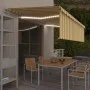 Toldo automático persiana, LED y sensor de viento amarillo 5x3m by , Awnings - Ref: Foro24-3069353, Price: 683,57 €, Discount: %