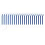 Automatic awning LED blinds wind sensor blue white 5x3 m by , Awnings - Ref: Foro24-3069351, Price: 728,69 €, Discount: %