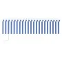 Automatische Markise LED-Jalousie Windsensor blau weiß 5x3 m von , Markisen - Ref: Foro24-3069351, Preis: 685,43 €, Rabatt: %