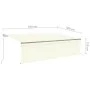 Manual retractable awning with cream blinds 5x3 m by , Awnings - Ref: Foro24-3069457, Price: 407,66 €, Discount: %