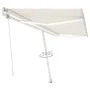 Automatische Markise mit LED und Windsensor, creme, 500x300 cm. von , Markisen - Ref: Foro24-3069592, Preis: 785,64 €, Rabatt: %