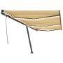 Manuell einziehbare Markise mit gelbem und weißem LED-Licht, 600 x 350 cm von , Markisen - Ref: Foro24-3069883, Preis: 711,60...