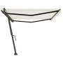 Toldo de pie retráctil manual crema 500x350 cm de , Toldos - Ref: Foro24-3069857, Precio: 551,16 €, Descuento: %