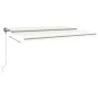 Toldo de pie retráctil manual crema 500x350 cm de , Toldos - Ref: Foro24-3069857, Precio: 551,16 €, Descuento: %