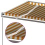 Manuelle ausziehbare Markise mit gelben und weißen Pfosten, 6x3 m. von , Markisen - Ref: Foro24-3070203, Preis: 630,05 €, Rab...