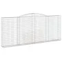 Gabion baskets 5 pcs arch shape iron 400x30x160/180 cm by , Pots and planters - Ref: Foro24-3146908, Price: 934,98 €, Discoun...