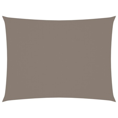 Rectangular sail awning taupe gray Oxford fabric 3x4.5 m by , Umbrellas - Ref: Foro24-135431, Price: 45,71 €, Discount: %