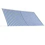 Einziehbare Markise 300x150 cm blau und weiß von , Markisen - Ref: Foro24-143749, Preis: 65,35 €, Rabatt: %