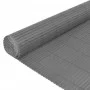 Grauer doppelseitiger Gartenzaun 110x400 cm von , Zaunpaneele - Ref: Foro24-317160, Preis: 54,47 €, Rabatt: %