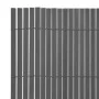 Grauer doppelseitiger Gartenzaun 110x400 cm von , Zaunpaneele - Ref: Foro24-317160, Preis: 54,47 €, Rabatt: %