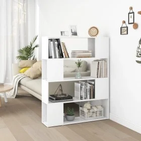 White shelving/space divider 100x24x124 cm by , Bookcases and shelves - Ref: Foro24-809188, Price: 70,23 €, Discount: %