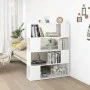 Estantería/divisor de espacios blanco 100x24x124 cm de , Librerías y estanterías - Ref: Foro24-809188, Precio: 70,56 €, Descu...
