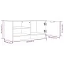 TV-Schrank 2 Stück schwarzes Sperrholz 80x35x36,5 cm von , TV-Möbel - Ref: Foro24-811469, Preis: 102,58 €, Rabatt: %