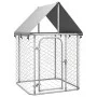 Outdoor kennel with roof 100x100x150 cm by , Dog kennels and fences - Ref: Foro24-171495, Price: 77,84 €, Discount: %
