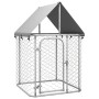Outdoor-Zwinger mit Dach 100x100x150 cm von , Hundehütten und Zäune - Ref: Foro24-171495, Preis: 71,80 €, Rabatt: %