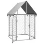 Outdoor kennel with roof 100x100x150 cm by , Dog kennels and fences - Ref: Foro24-171495, Price: 77,84 €, Discount: %