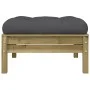 Taburetes de jardín con cojines 2 uds madera de pino impregnada by , Modular outdoor sofas - Ref: Foro24-838172, Price: 129,3...