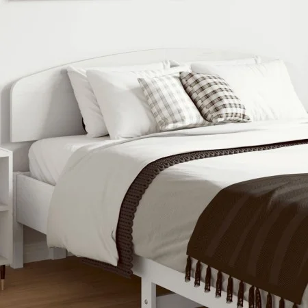 Bettkopfteil aus massivem weißem Kiefernholz, 135 cm von , Kopf- und Fußteile - Ref: Foro24-842507, Preis: 48,85 €, Rabatt: %