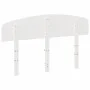 Bettkopfteil aus massivem weißem Kiefernholz, 135 cm von , Kopf- und Fußteile - Ref: Foro24-842507, Preis: 48,85 €, Rabatt: %