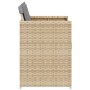 Sillones jardín con cojines 4 uds ratán sintético beige mezcla by , Garden chairs - Ref: Foro24-364989, Price: 151,60 €, Disc...