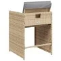 Gartensofas mit 4 Kissen aus beigem Kunststoff-Rattan-Mix von , Gartenstühle - Ref: Foro24-364989, Preis: 171,13 €, Rabatt: %