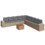 Juego de sofás jardín con cojines beige 10 pzas ratán sintético by , Garden sets - Ref: Foro24-3225492, Price: 618,55 €, Disc...