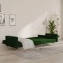 Sofá cama de 2 plazas con dos almohadas terciopelo verde oscuro by , Sofas - Ref: Foro24-375751, Price: 283,01 €, Discount: %