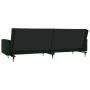Sofá cama de 2 plazas con dos almohadas terciopelo verde oscuro by , Sofas - Ref: Foro24-375751, Price: 283,01 €, Discount: %