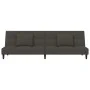 Sofá cama de 2 plazas con dos almohadas terciopelo gris oscuro by , Sofas - Ref: Foro24-375808, Price: 245,68 €, Discount: %