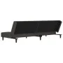 Sofá cama de 2 plazas con dos almohadas terciopelo gris oscuro by , Sofas - Ref: Foro24-375808, Price: 245,68 €, Discount: %