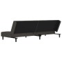Sofá cama de 2 plazas con dos almohadas terciopelo gris oscuro by , Sofas - Ref: Foro24-375808, Price: 250,51 €, Discount: %
