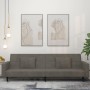 Zweiplätziges Schlafsofa mit zwei dunkelgrauen Samtkissen. von , Sofas - Ref: Foro24-375817, Preis: 281,25 €, Rabatt: %
