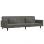Zweiplätziges Schlafsofa mit zwei dunkelgrauen Samtkissen. von , Sofas - Ref: Foro24-375817, Preis: 281,25 €, Rabatt: %