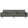 Zweiplätziges Schlafsofa mit zwei dunkelgrauen Samtkissen. von , Sofas - Ref: Foro24-375817, Preis: 281,25 €, Rabatt: %
