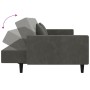 Zweiplätziges Schlafsofa mit zwei dunkelgrauen Samtkissen. von , Sofas - Ref: Foro24-375817, Preis: 281,25 €, Rabatt: %