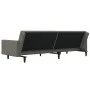Sofá cama de 2 plazas con dos almohadas terciopelo gris oscuro by , Sofas - Ref: Foro24-375817, Price: 276,38 €, Discount: %