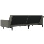 Zweiplätziges Schlafsofa mit zwei dunkelgrauen Samtkissen. von , Sofas - Ref: Foro24-375817, Preis: 281,25 €, Rabatt: %