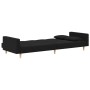 Zweiplätziges Schlafsofa mit zwei schwarzen Kissenbezügen. von , Sofas - Ref: Foro24-375801, Preis: 285,00 €, Rabatt: %