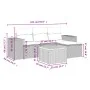 Juego de sofás jardín con cojines 5 pzas ratán sintético gris by , Garden sets - Ref: Foro24-3257747, Price: 314,04 €, Discou...