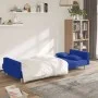 Zweiplätziges Schlafsofa mit zwei blauen Kissen. von , Sofas - Ref: Foro24-375803, Preis: 274,34 €, Rabatt: %